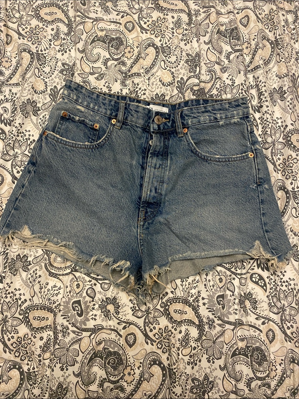Zara denim shorts